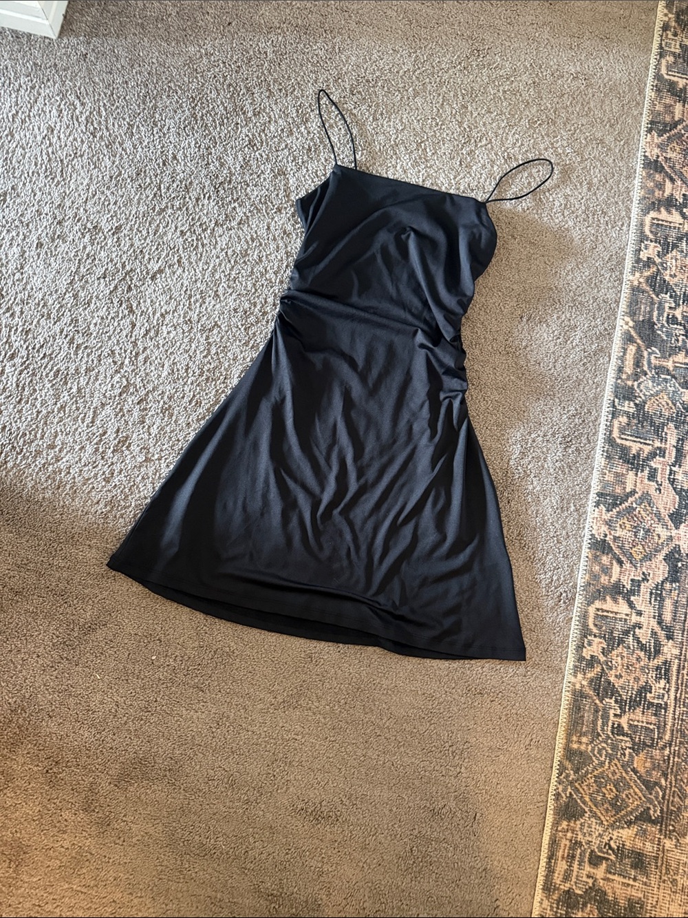 H&M Black Spaghetti Strap Mini Dress